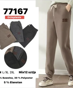 Spodnie Damskie,size s/m-2xl,Paczka 12szt,mix kolor