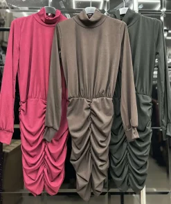 Sukienki Damskie WŁOSKA,Size uni,paczka 6szt, mix kolor
