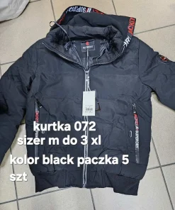 Kurtki MĘSKIE,Size m-3xl,Paczka 5szt,1 kolor