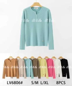 Swetry Damskie,size s/m-l/xl,Paczka 8szt,mix kolor