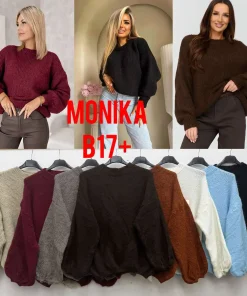 Swetry Damskie WŁOSKA,Size uni,paczka 6szt, mix kolor