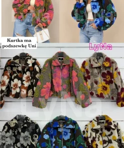 Kurtki Damskie WŁOSKA,Size uni,paczka 6szt, mix kolor