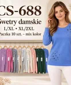 Swetry damskie,size l/xl-xl/2xl,Paczka 10szt,mix kolor