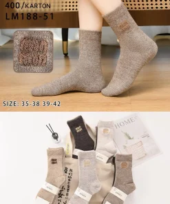 Skarpety Damskie,size 35-42,Paczka 40szt,mix kolor