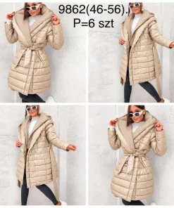 Kurtki damskie,size 46-56,Paczka 6szt,1kolor