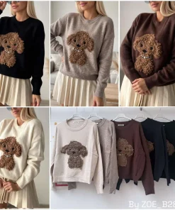 Swetry Damskie WŁOSKA,Size uni,paczka 6szt, mix kolor