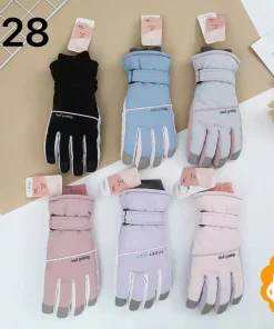 Rękawiczki Damskie,Paczka 12szt,mix kolor