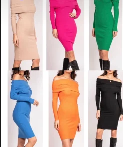 Sukienki Damskie,size uni,Paczka 12szt,mix kolor