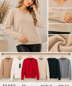 Swetry Damskie,size s/m-l/xl,Paczka 10szt,mix kolor