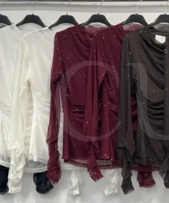 Bluzki Damskie WŁOSKA,Size uni,paczka 6szt, mix kolor
