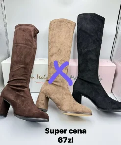 Buty Kozaki DAMSKIE (36-41, 12par)