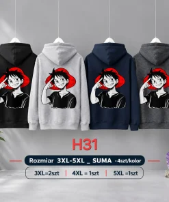 Bluzy Damskie,Size 3-5xl,Paczka 4szt,1kolor