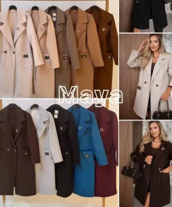 Płaszcz DAMSKI ,size uni,Paczka 6szt,mix kolor