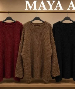 Swetry DAMSKA,size uni,Paczka 6szt,mix kolor