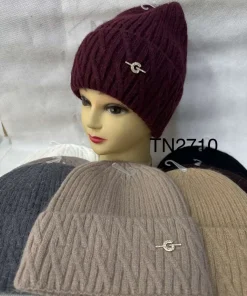 Czapki DAMSKA,Paczka 12szt,mix kolor