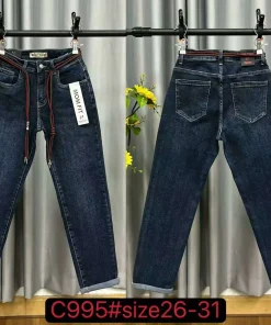 Jeansy Damskie,size 26-31,Paczka 12szt,1kolor
