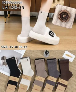 Skarpety Damskie,size 35-42,Paczka 40szt,mix kolor
