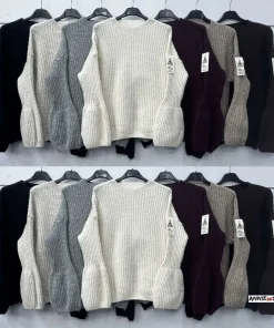 Swetry Damskie WŁOSKA,Size uni,paczka 6szt, mix kolor