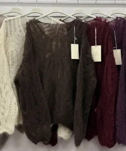 Swetry Damskie,Size uni,Paczka 6szt,mix kolor