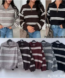 Swetry Damskie WŁOSKA,Size uni,paczka 6szt, mix kolor
