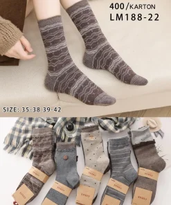 Skarpety Damskie,size 35-42,Paczka 40szt,mix kolor