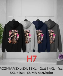 Bluzy Damskie,Size 3-5xl,Paczka 4szt,1kolor