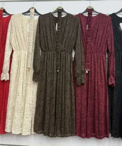 Sukienki Damskie WŁOSKA,Size uni,paczka 6szt, mix kolor
