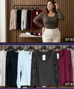 Bluzki Damskie WŁOSKA,Size uni,paczka 6szt, mix kolor