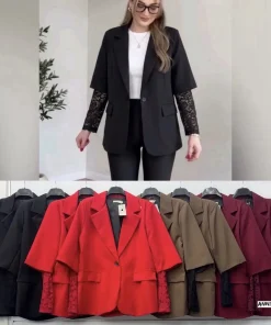 Żakiety i Marynarki Damskie WŁOSKA,Size uni,paczka 6szt, mix kolor