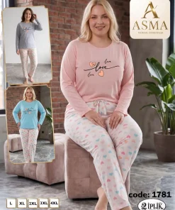 Piżama Damskie,size l-4xl,Paczka 15szt,mix kolor