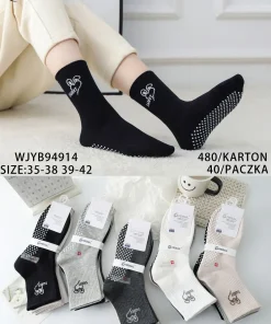 Skarpety Damskie,size 35-42,Paczka 40szt,mix kolor