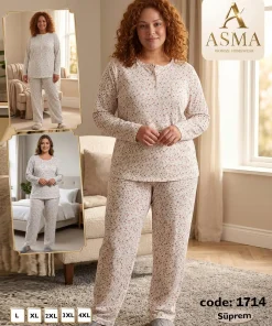 Piżama Damskie,size l-4xl,Paczka 15szt,mix kolor