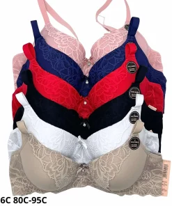 Biustonosz C Damskie,size 80-95,Paczka 6szt,1 kolor