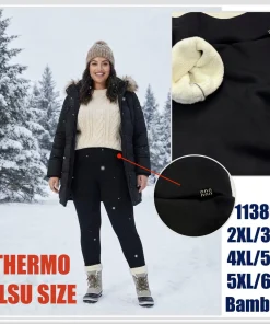 Leginsy Damskie,size 2/3-5/6xl,Paczka 12szt,1kolor