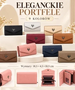 Portfel Damskie,Paczka 12szt,mix kolor