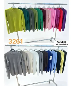 Swetry Damskie WŁOSKA,Size uni,paczka 6szt, mix kolor