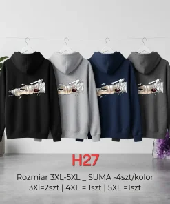 Bluzy Damskie,Size 3-5xl,Paczka 4szt,1kolor