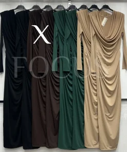 Sukienki Damskie WŁOSKA,Size uni,paczka 6szt, mix kolor