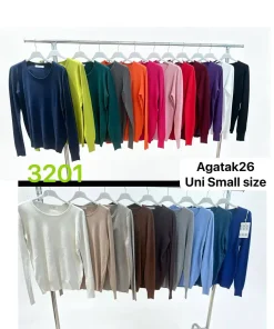 Swetry Damskie WŁOSKA,Size uni,paczka 6szt, mix kolor