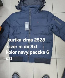Kurtki MĘSKIE,Size m-3xl,Paczka 6szt,1 kolor