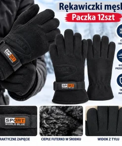 Rękawiczki MĘSKA ,paczka 12szt, 1kolor