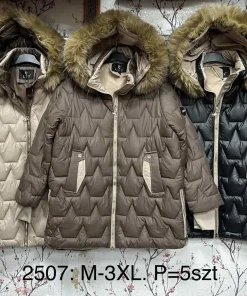 Kurtki Damskie,size m-3xl,Paczka 5szt,1kolor
