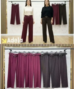 Spodnie Damskie WŁOSKA,Size uni,paczka 6szt, mix kolor