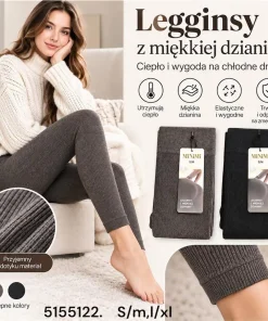 Leginsy Damskie,size s/m-l/xl,Paczka 12szt,mix kolor