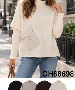 Swetry Damskie,size uni,Paczka 8szt,mix kolor
