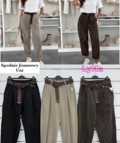 Spodnie Damskie WŁOSKA,Size uni,paczka 6szt, mix kolor