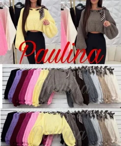 Swetry Damskie WŁOSKA,Size uni,paczka 6szt, mix kolor
