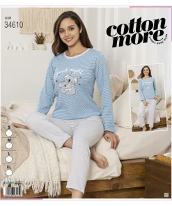 Piżama Damskie,size s-xl,Paczka 4szt,1 kolor