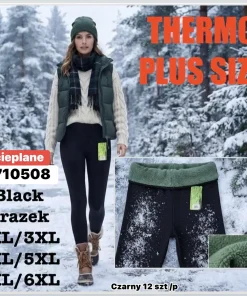 Leginsy Damskie,size 2/3-5/6xl,Paczka 12szt,1 kolor