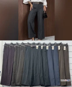 Spodnie Damskie WŁOSKA,Size uni,paczka 6szt, mix kolor